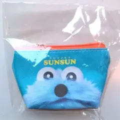 新品・未使用 パペットスンスン三角ミニポーチ　アップ