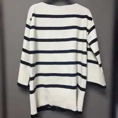 Chico ボーダーニットミニワンピ