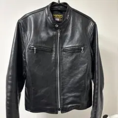 【美品】VANSON☆希少　40サイズ　TYPE９D　シングル　ライダース　黒 2025年最新】Yahoo!オークション -バンソン ライダース シングル 40の