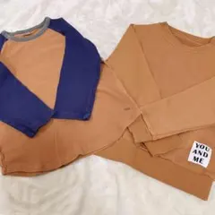 ユニクロ　ロンT （七分袖）　& ロンT 厚手　２枚セット