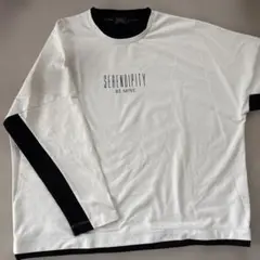 長袖　Tシャツ 白　LUCY WEGO