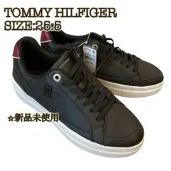 【新品】トミーヒルフィガー スニーカー 黒 ESTEFANIA 25.5cmのサムネイル