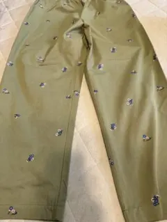 nop do not 刺繍チノパンM