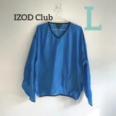 izod club ナイロン　プルオーバー　カットソー　ブルー　美品　ラコステ