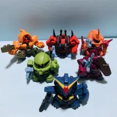 1998年 バンダイ製 SDガンダム フルカラー ステージ6 ガシャポン 全6体