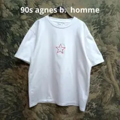 90s agnes b. homme 星刺繍　Tシャツ アニエスべー