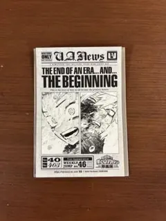 ヒロアカ原画展 入場者特典 緑谷出久 爆豪勝己