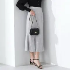 スプリングカラーツイードマーメイドスカート