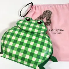 極美品　ケイトスペードホプキンスフロッグクロスボディーバック　ショルダー　カエル