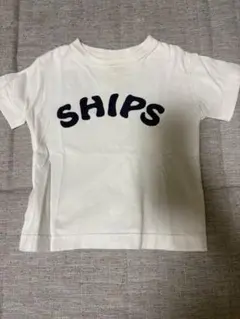 SHIPS KIDS シップス キッズ Tシャツ 半袖 ホワイト ロゴのサムネイル