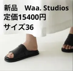 新品 イアパピヨネ　Waa. Studios BUN SANDALS 黒 36のサムネイル