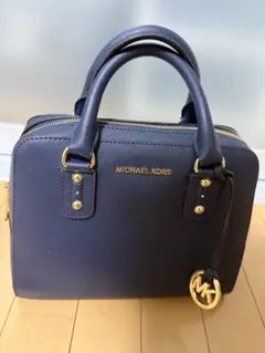 MICHAEL KORS ネイビー ハンドバッグ