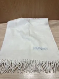 Yves Saint Laurent イヴ・サンローランウールマフラーベージュ