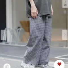 FORK&SPOON　サッカーチェックパンツ