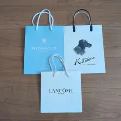 WEDGWOOD Kitamura LANCOME ショップ袋 3枚セットのサムネイル