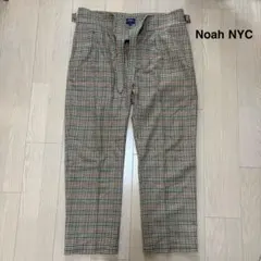 "Noah"超希少 ウールカシミヤ ガンクラブチェックサイドアジャスターパンツのサムネイル