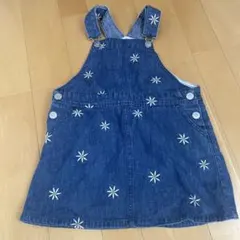 petit main 刺繍 ジャンバースカート