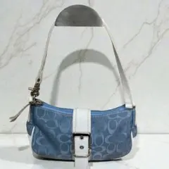 rare coach soho accessory porch blue y2k