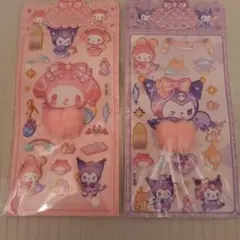 マイメロ＆クロミ ビッグ おしりシール 2枚セット