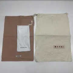 MARNI Miu Miu YSL 巾着袋 3点セット ショッパー 保存 袋のサムネイル