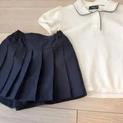 お受験 ポロシャツとスカートセット 行動観察