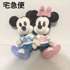 ミッキー&ミニー ちょっもっさ デココレ　ペアぬいぐるみ