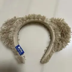 ダッフィー　ベージュ耳付きカチューシャ