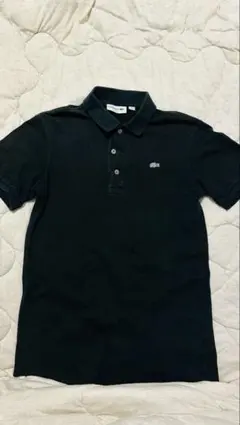 LACOSTE ラコステ ポロシャツ ブラック スリムフィット 銀ワニのサムネイル