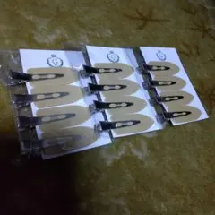 4個×3点セット　ハンドメイド用　土台つきヘアクリップ　ホイップデコ等