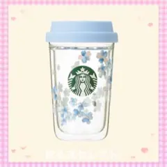 SAKURA2026ダブルウォール耐熱グラスカップ　コップ　スタバ