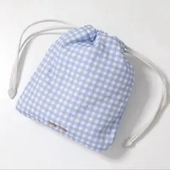 MIUMIU ギンガムチェック巾着　ポーチのサムネイル