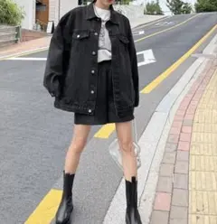 新品未使用！shein DAZY ブラック デニムジャケット アウター