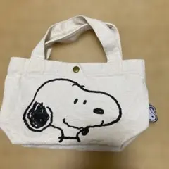 Siffler PEANUTS スヌーピー ミニトートバッグ ランチバッグのサムネイル