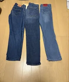 デニム3本まとめ売り