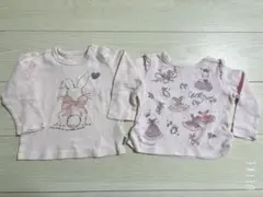 メゾピアノ ピンク 長袖 トップス 2点セット