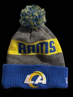 LA Rams New era ポンポンニット　ビーニー　ニット帽　FNL