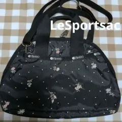 LeSportsac ハンドバッグ 2way 花柄 刺繍