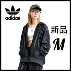 新品★黒M★オーバーサイズファイヤーバードトラックジャケット★男女★adidas