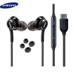 AKG監修 SAMSUNG純正 イヤホン USB Type C 黒【新品未使用】のサムネイル