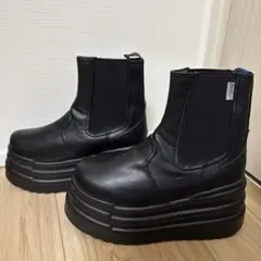 美品YOSUKE厚底 ブーツブラック　24サイズのサムネイル