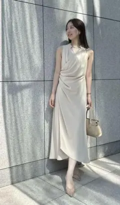 Sybilla 83,600円 シアーボウタイブラウス＋ドレープスカートセット 