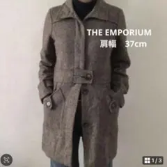 値下げ　THE EMPORIUM ジエンポリアム　ヘリンボーンコート