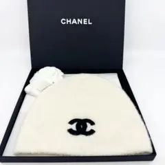 【極美品】CHANEL シャネル ニット帽 カシミア シルク ちゃんみなさん着用