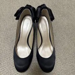 サテン　ヒール