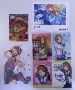 あんさんぶるスターズ　ブロマイド　ラベル缶ステッカー　2wink まとめ売り