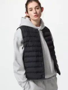 UNIQLO ユニクロ パフテックコンパクトベスト ダウンベスト ブラック S