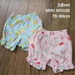 【MIKI HOUSE/HOT-B】 短パン カボチャパンツ ボトム