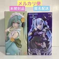 新品・未開封】初音ミク ヴィンテージドール 雪ミク×クロミフィギュア2
