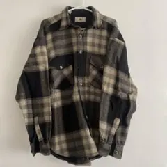 BOB PARKER チェック柄ネルシャツ Lサイズ