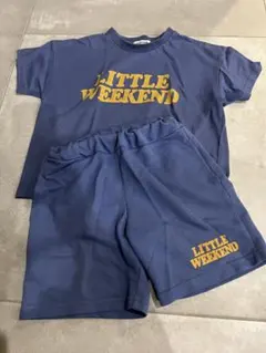 リトルウィークエンド Tシャツとショートパンツ 100cm